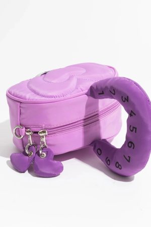 Weirdcore Heart Puffer Handbag