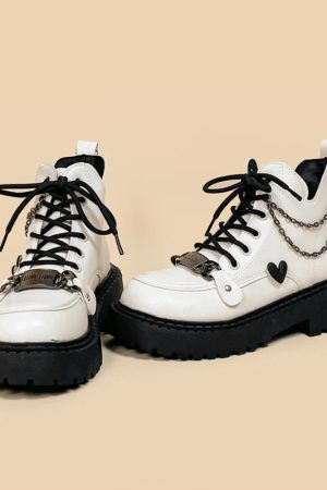 White Platform Boots