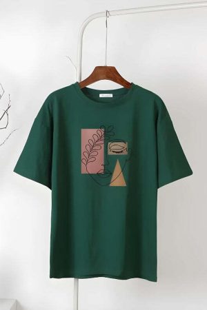 Woman Face Minimal Tee