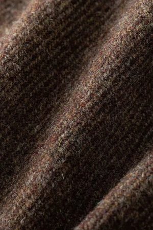 Wool Blazer Jacket & Mini Skirt Two Piece Set