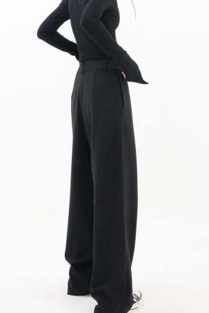 Wrap Front Wide Leg Pants