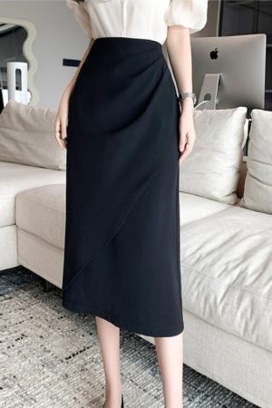 Wrap Midi Skirt