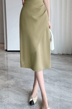 Wrap Midi Skirt