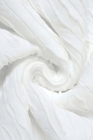 Wrinkled Off Shoulder Mini Dress