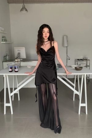 Y2K Asymmetric Top & Skirt Pants Two Piece Set