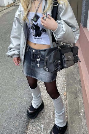 Y2K Bat Rabbit Tube Top