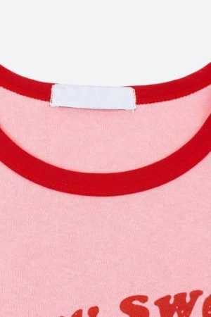 Y2K Berry Sweet Crop Top