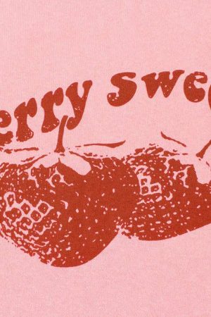 Y2K Berry Sweet Crop Top