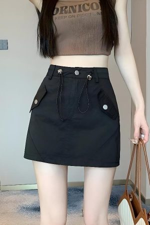 Y2K Cargo Mini Skort