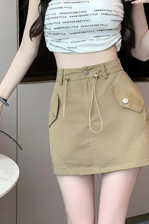 Y2K Cargo Mini Skort