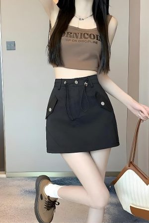 Y2K Cargo Mini Skort