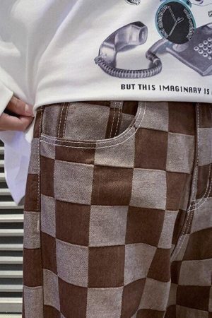 Y2K Checkered Pants