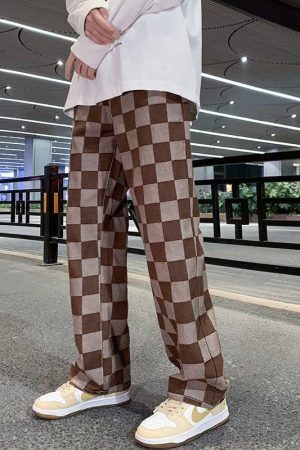 Y2K Checkered Pants