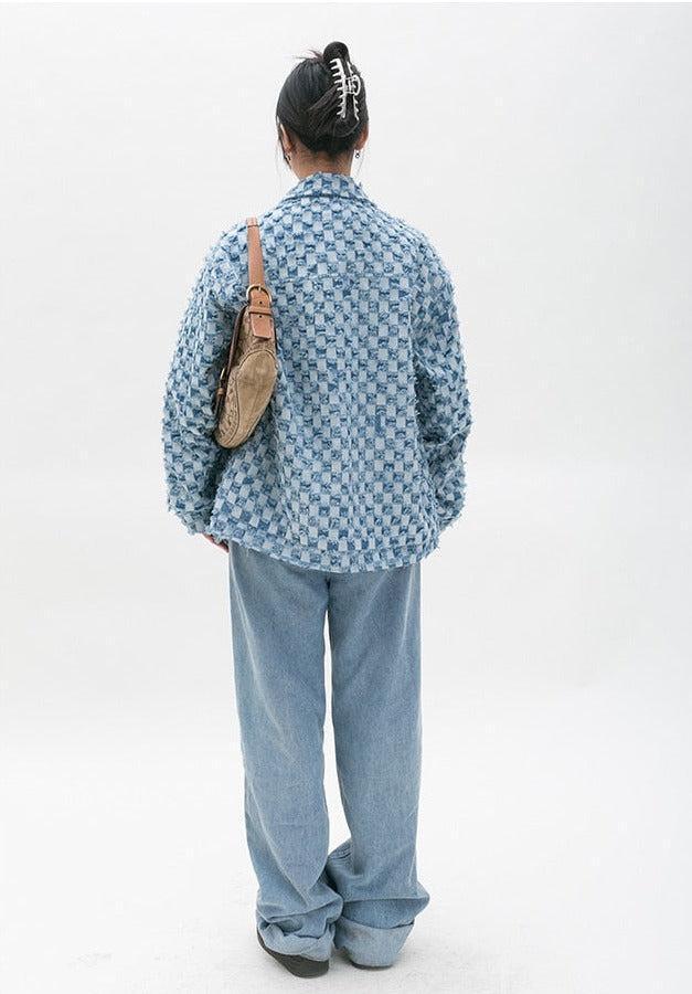 Y2K Checkered Zip Up Jacket Y2K Checkered Zip Up Jacket