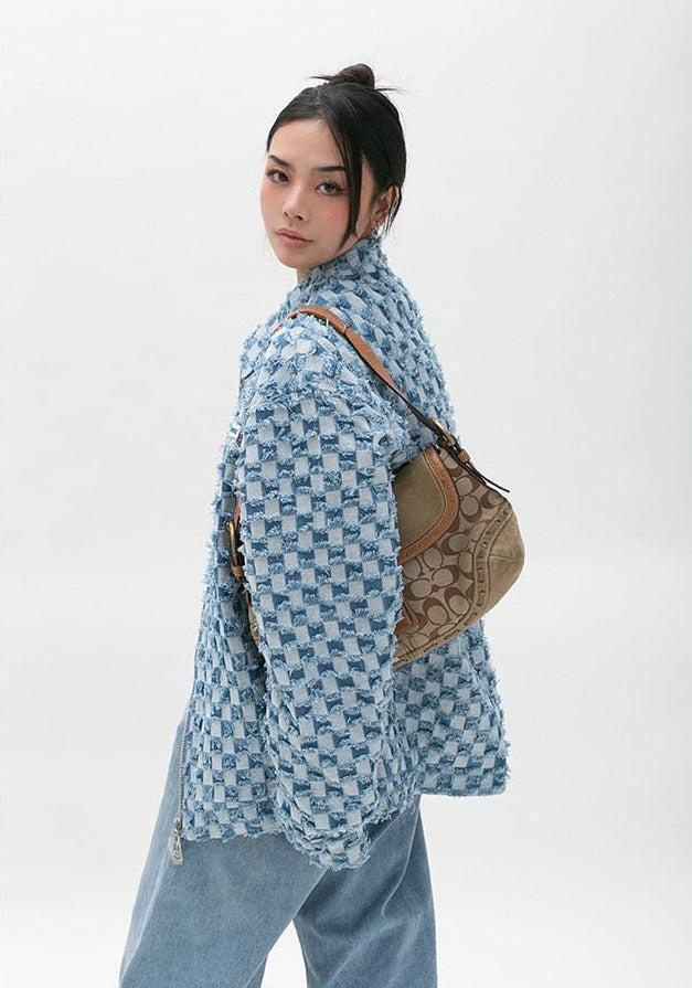 Y2K Checkered Zip Up Jacket Y2K Checkered Zip Up Jacket