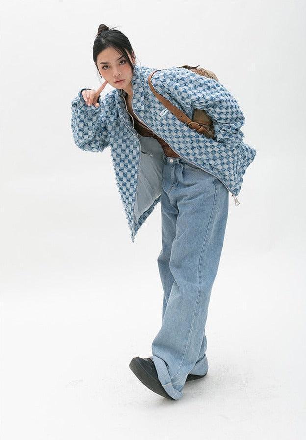 Y2K Checkered Zip Up Jacket Y2K Checkered Zip Up Jacket