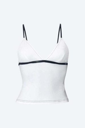 Y2K Contrast Basic Top