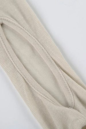 Y2K Cut Out Crop Top