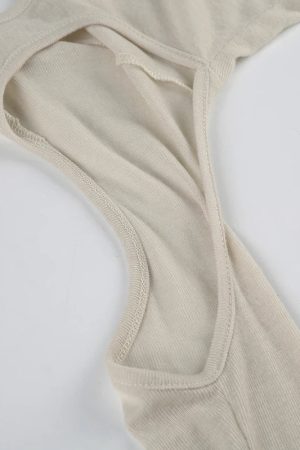 Y2K Cut Out Crop Top