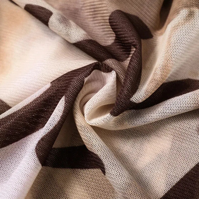 Y2K Fishnet Sleeve Mesh Top Y2K Fishnet Sleeve Mesh Top