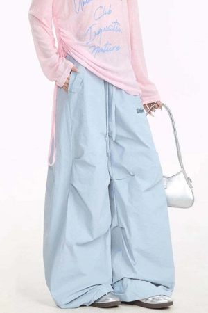 Y2K Parachute Pants