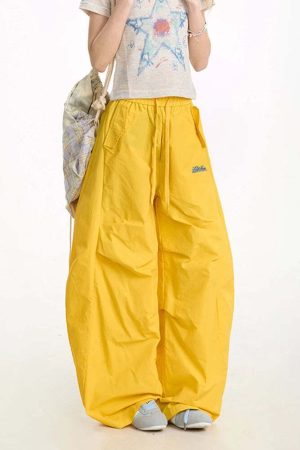 Y2K Parachute Pants