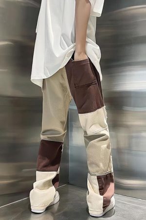 Y2K Patchwork Pants