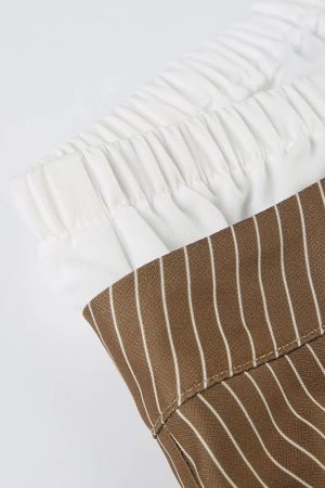 Y2K Pinstripe Baggy Pants