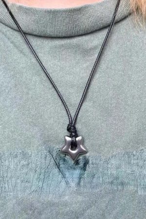 Y2K Star Cord Necklace