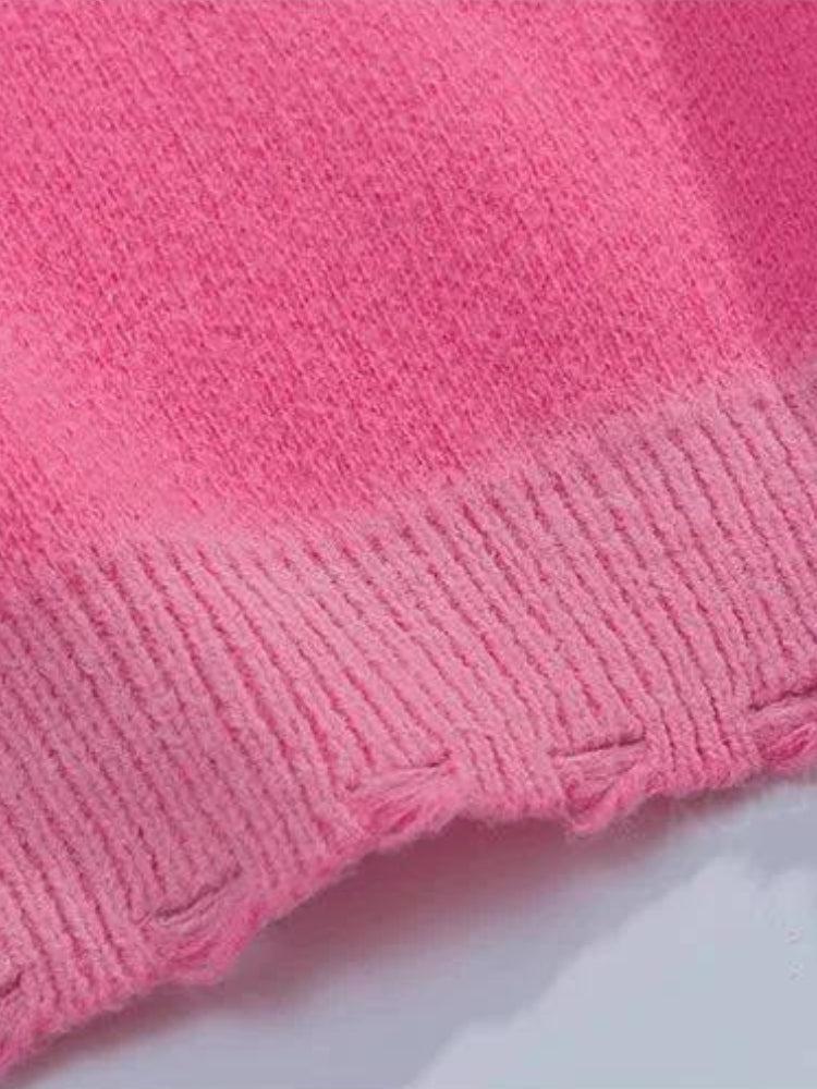 Y2K Star Distressed Sweater Y2K Star Distressed Sweater