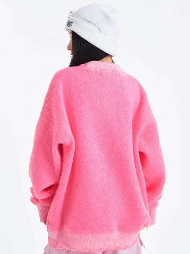 Y2K Star Distressed Sweater Y2K Star Distressed Sweater