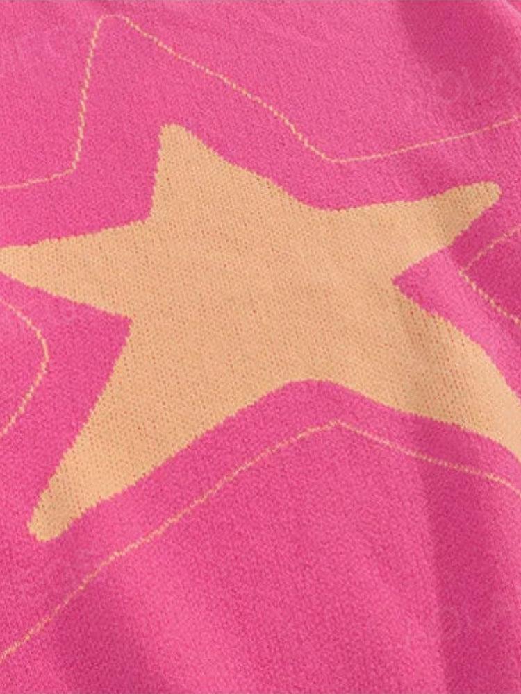 Y2K Star Distressed Sweater Y2K Star Distressed Sweater