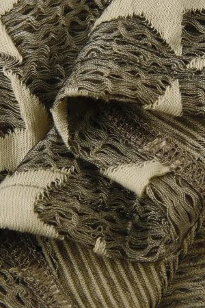 Y2K Star Embroidered Crop Top