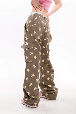 Y2K Star Low Rise Jeans