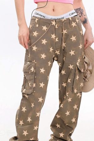 Y2K Star Low Rise Jeans