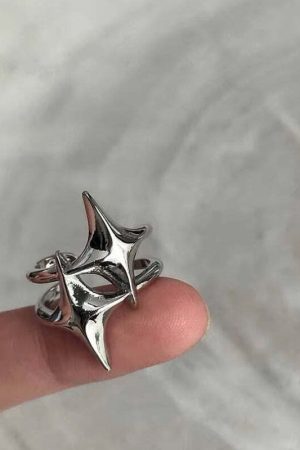 Y2K Star Ring