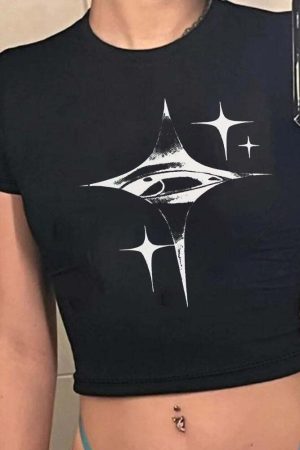 Y2K Twinkle Star Tee