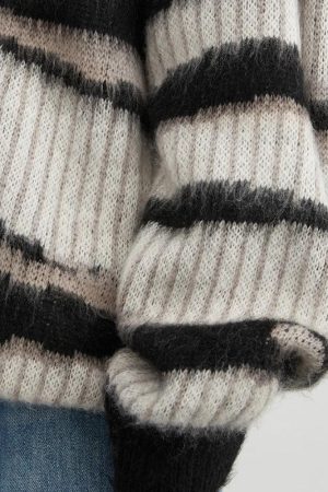 Zebra Knitted Sweater