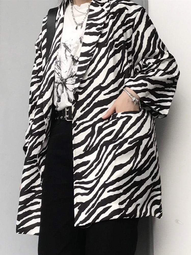 Zebra Print Long Blazer Zebra Print Long Blazer