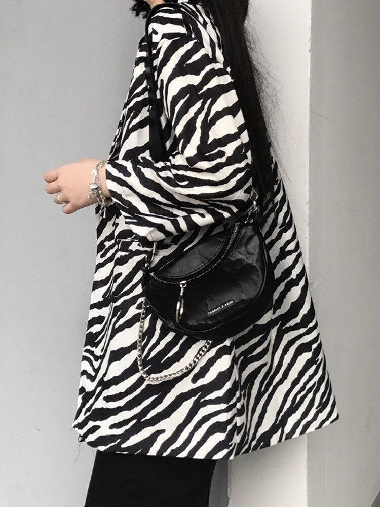 Zebra Print Long Blazer Zebra Print Long Blazer