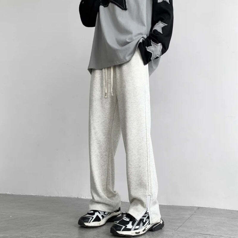 Zip-Up Leg Sweatpants Zip-Up Leg Sweatpants