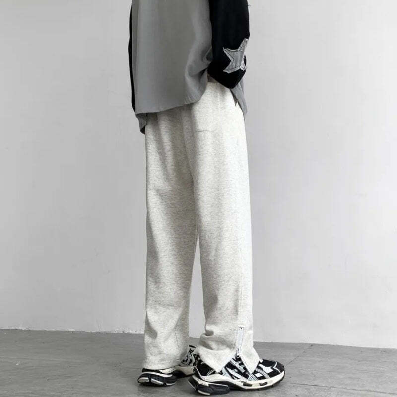 Zip-Up Leg Sweatpants Zip-Up Leg Sweatpants