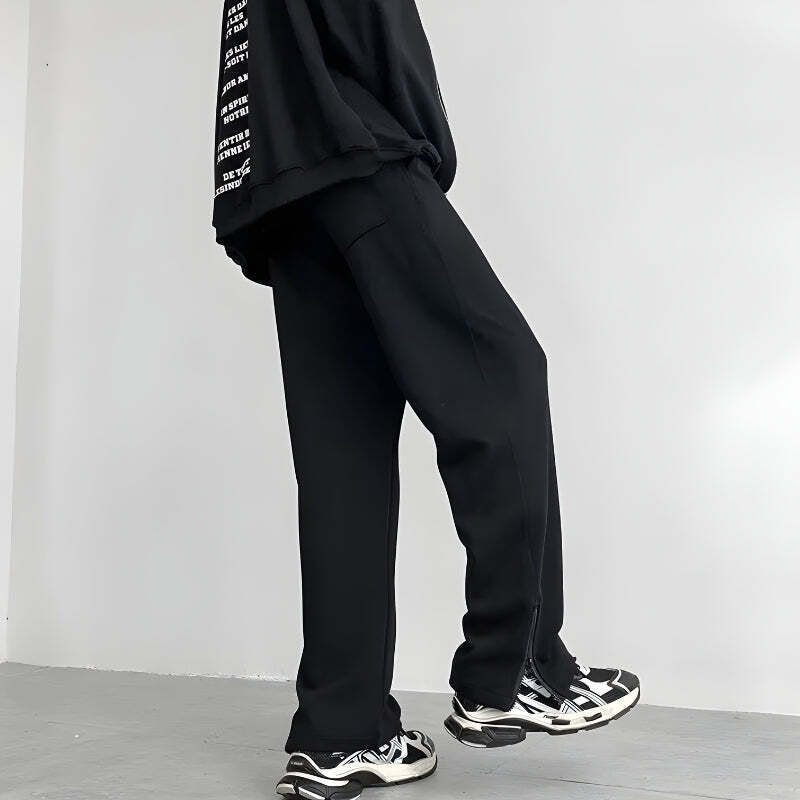 Zip-Up Leg Sweatpants Zip-Up Leg Sweatpants