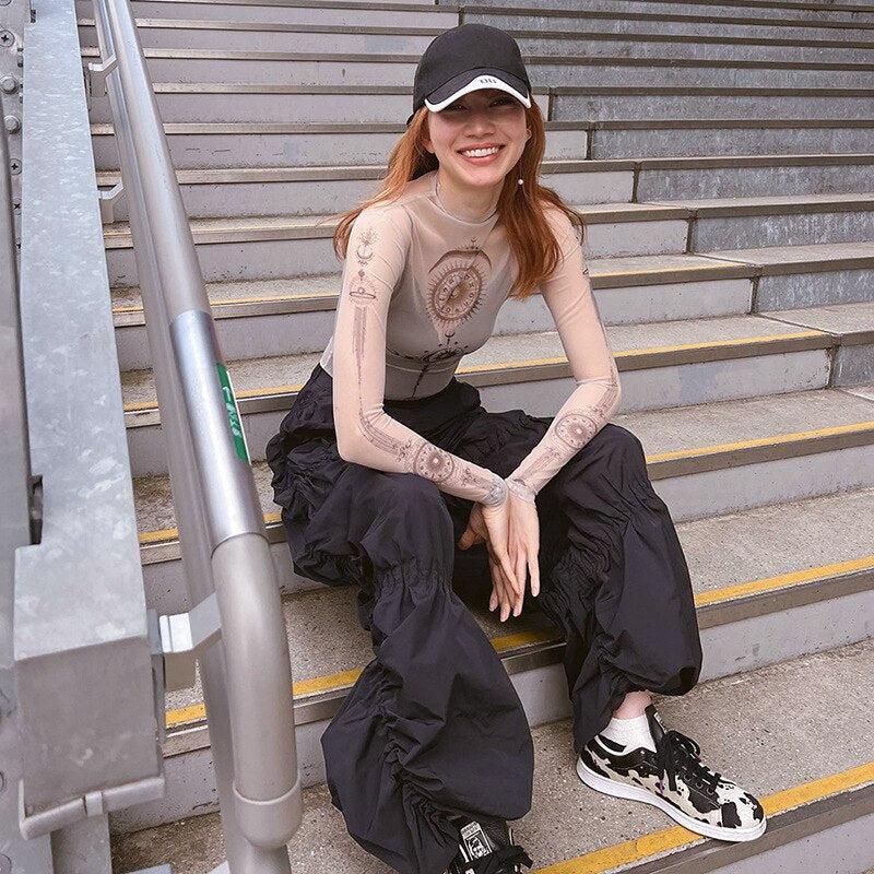 Zodiac Graphic Mesh Top Zodiac Graphic Mesh Top