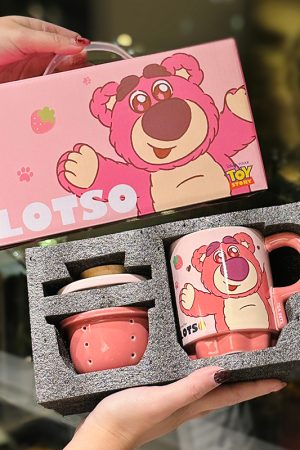 Charming Winnie the Pooh Ceramic Mug with Lid & Filter - Cut - Easy Halloween Costume