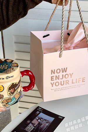 High-value Small Dog Mug with Lid and Spoon for Office, Cute W - Party Animal Costume