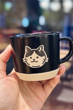 Japanese-style Cute Cat Coffee Mug, Retro Ceramic Drinking Cu - Cute Everyday Outfits