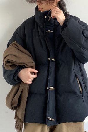 Loose Tibetan Blue Patchwork Thickened Warm Jacket