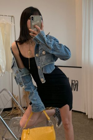 Light Blue Denim Jacket For Women