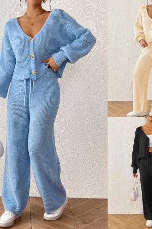 Autumn And Winter Women's Solid Color Elegant Outfit Short Top